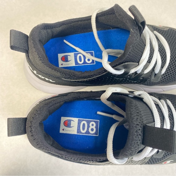 NEW Champion FLARE Cushion Fit Black/White Tie Athletic Shoes; Women’s Size 8 - Picture 11 of 13